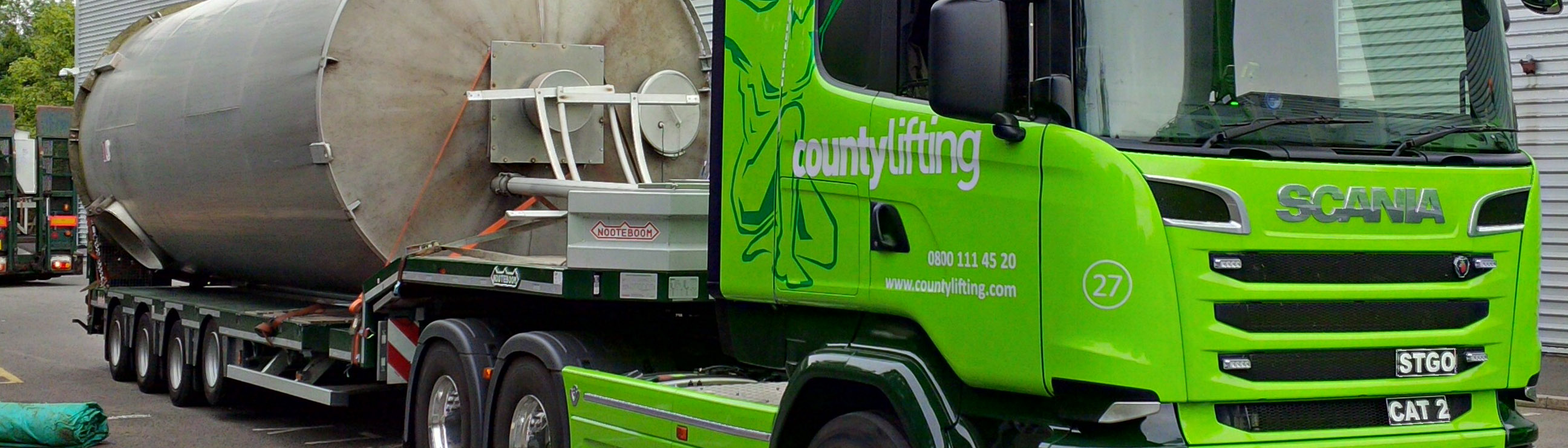 County Lifting branded machinery