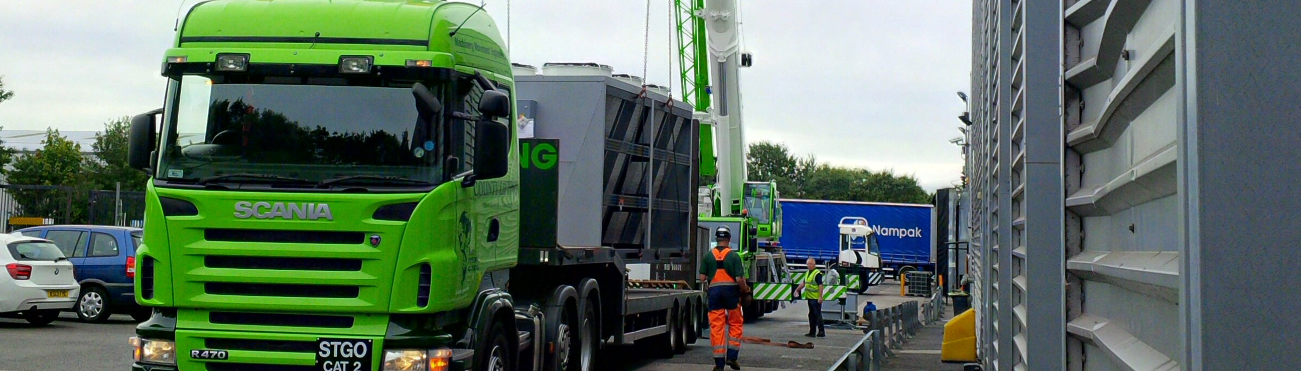 County Lifting branded machinery