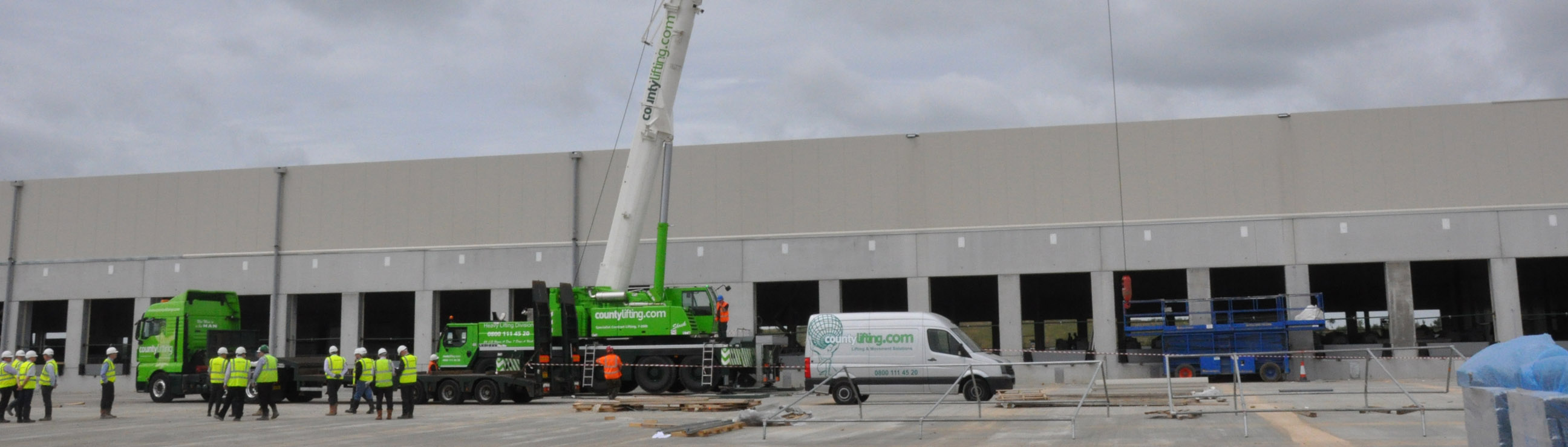 County Lifting branded machinery