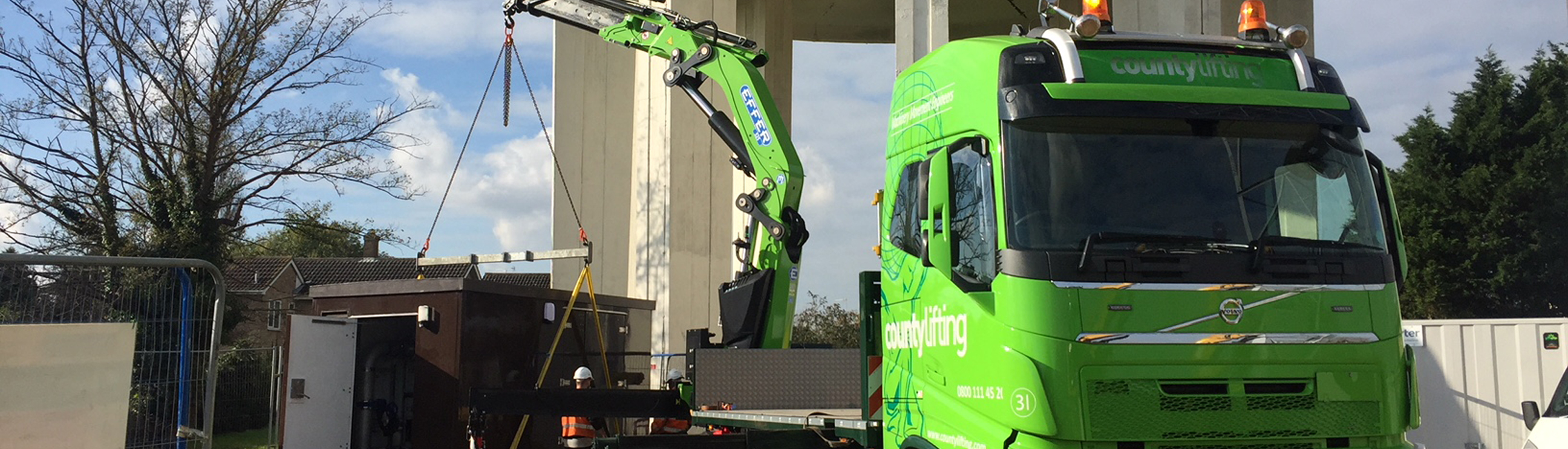 County Lifting branded machinery