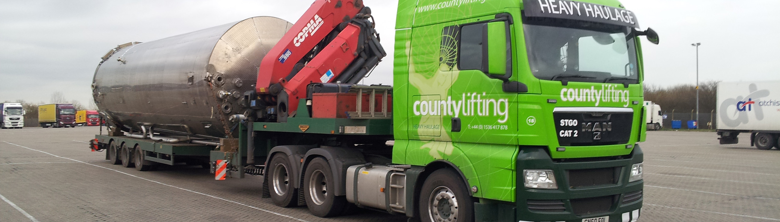 County Lifting branded machinery